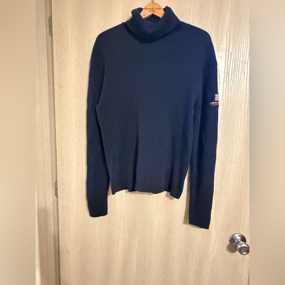Ralph Lauren Sweaters - Vintage Polo Jeans Co. Ralph Lauren American Flag Ribbed Turtleneck Sweater